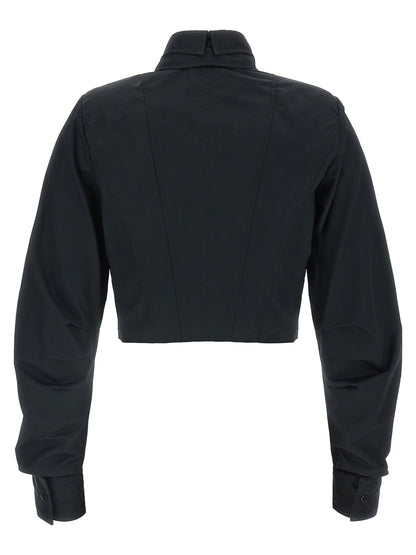 Black Cotton Blouse