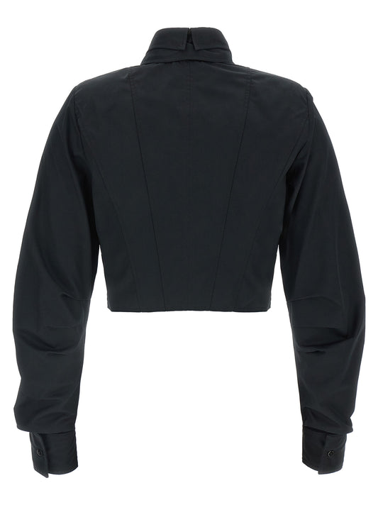 Black Cotton Blouse