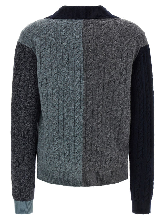 Multicolor Virgin Wool Cardigan
