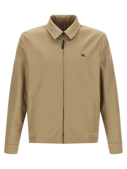 Beige Wool Shell Jacket