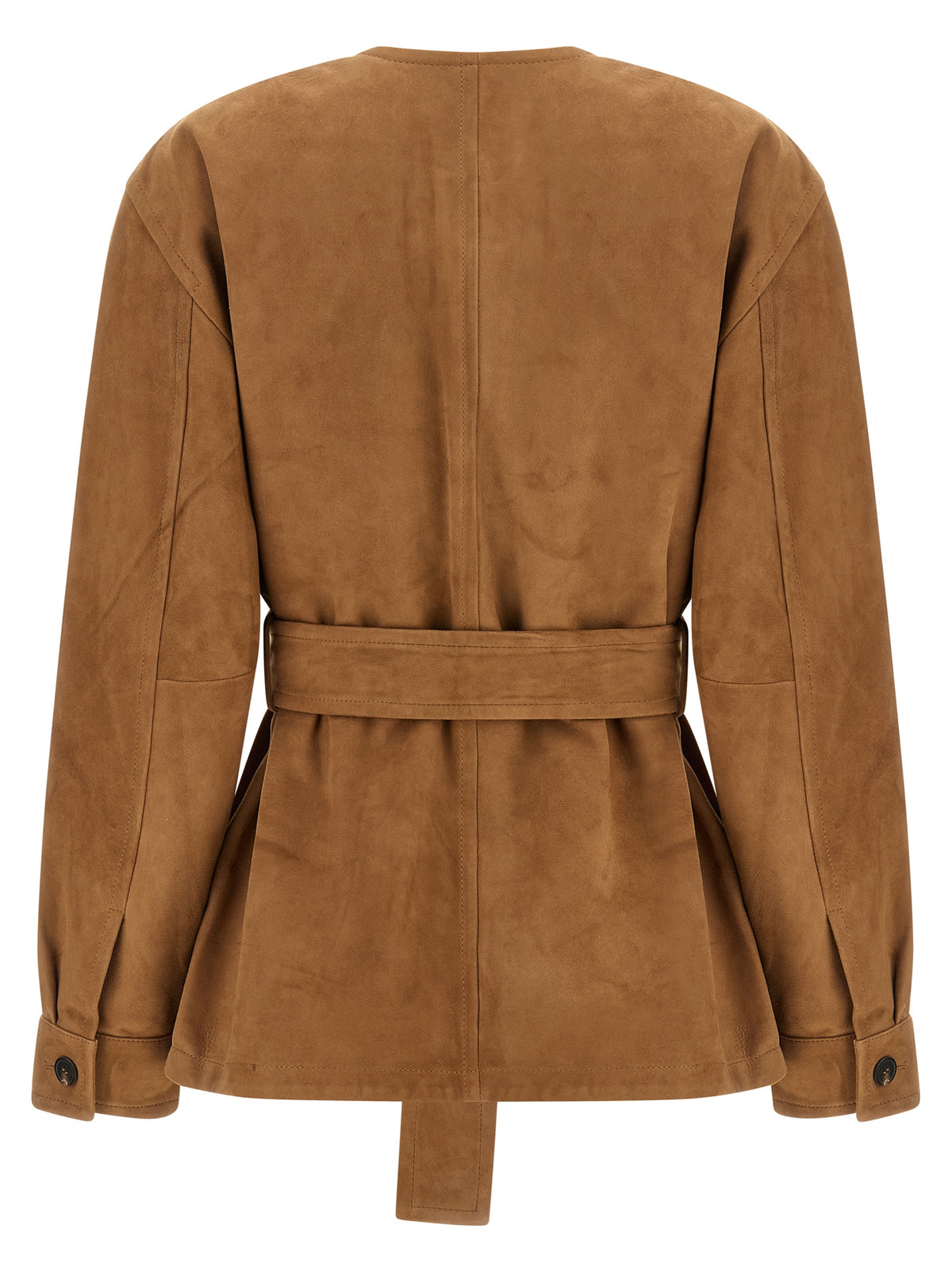 Brown Lamb Leather Leather Jacket