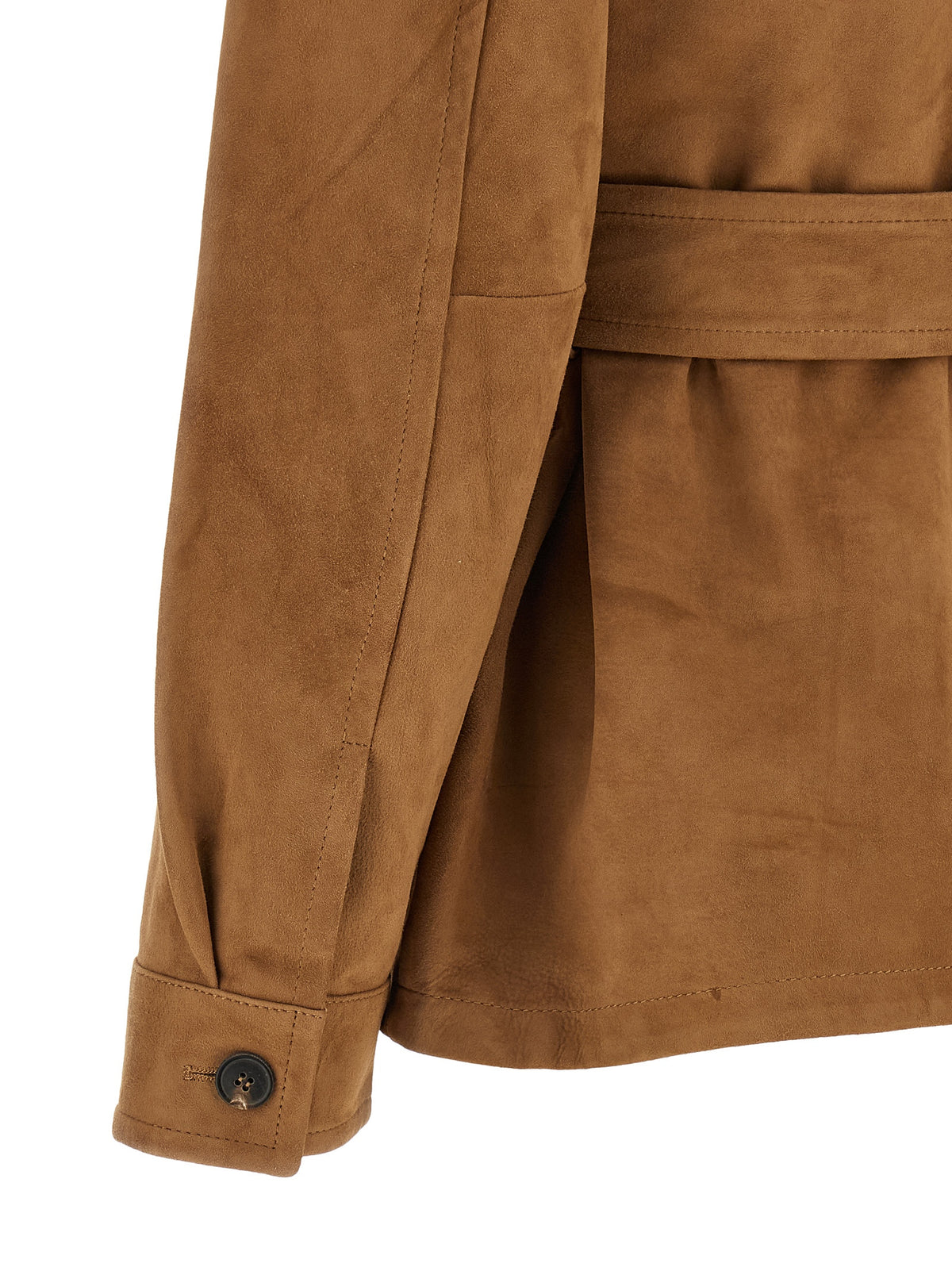 Brown Lamb Leather Leather Jacket