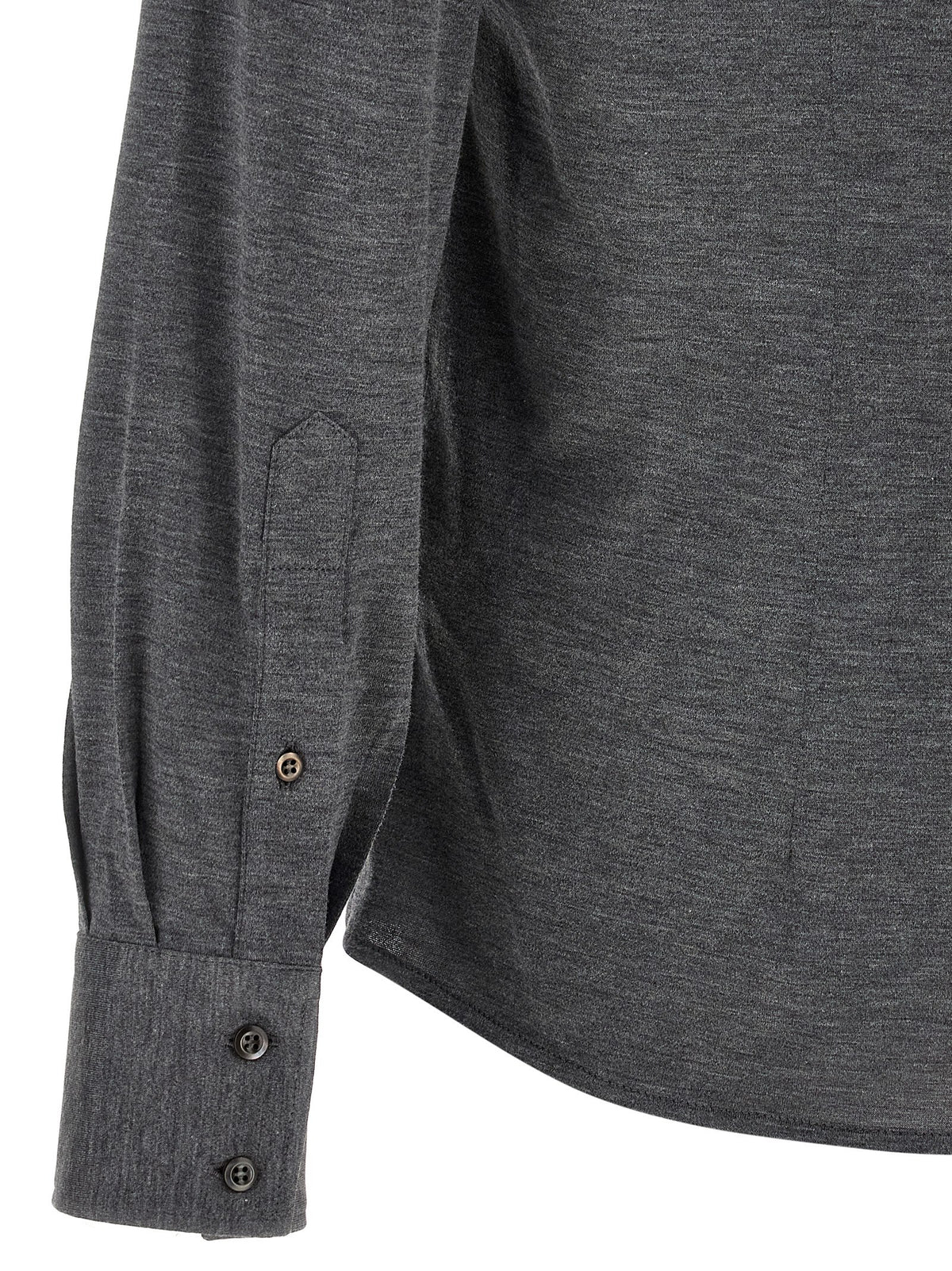 Gray Silk Blouse