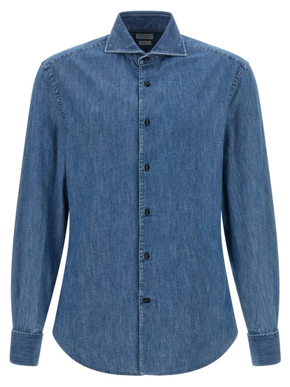 Blue Cotton Blouse