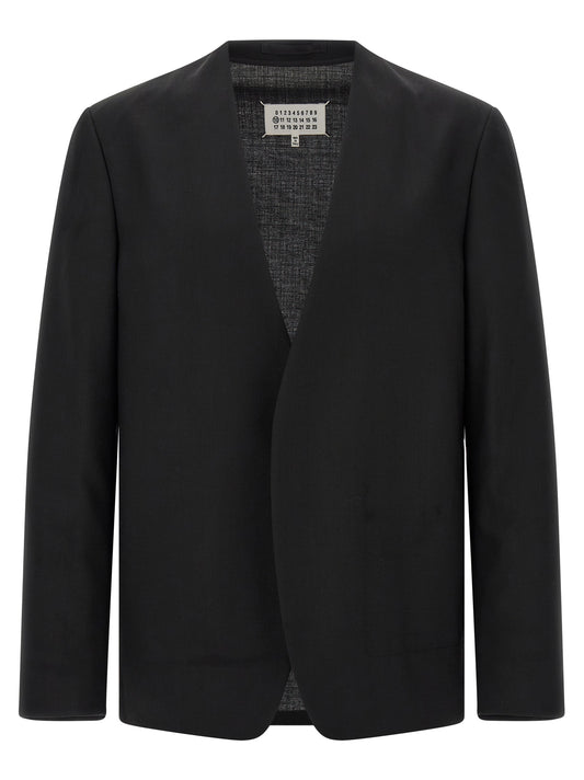 Black Virgin Wool Blazer