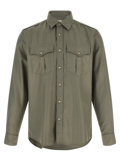 Bicolor Cotton Blouse