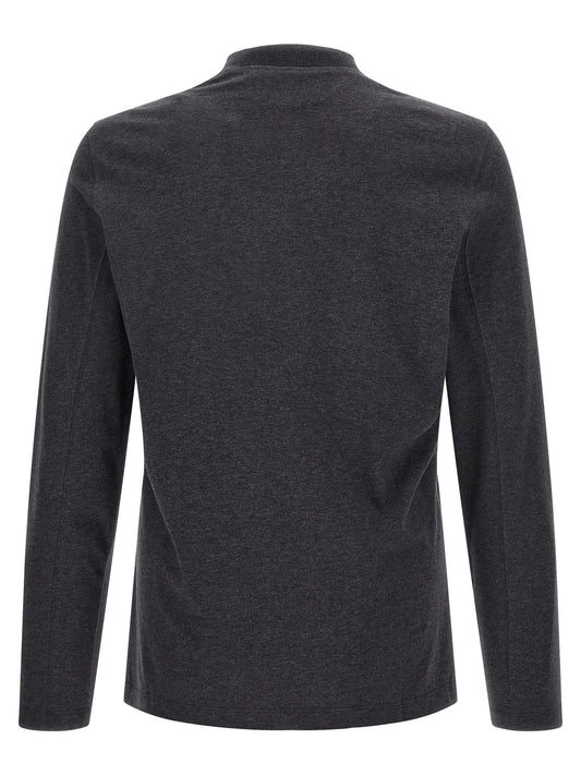 Gray Cotton T-Shirt