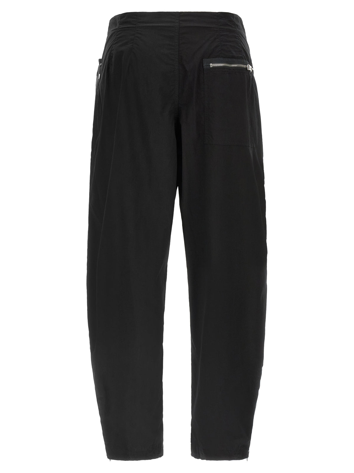 Black Cotton Cargo Pants