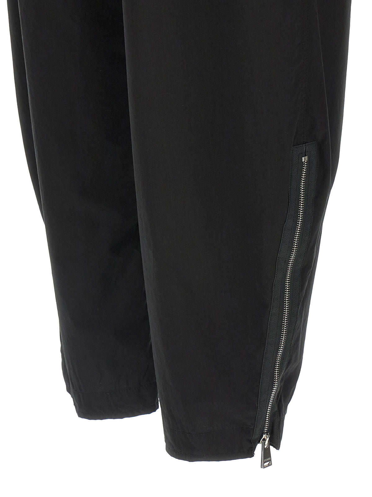 Black Cotton Cargo Pants