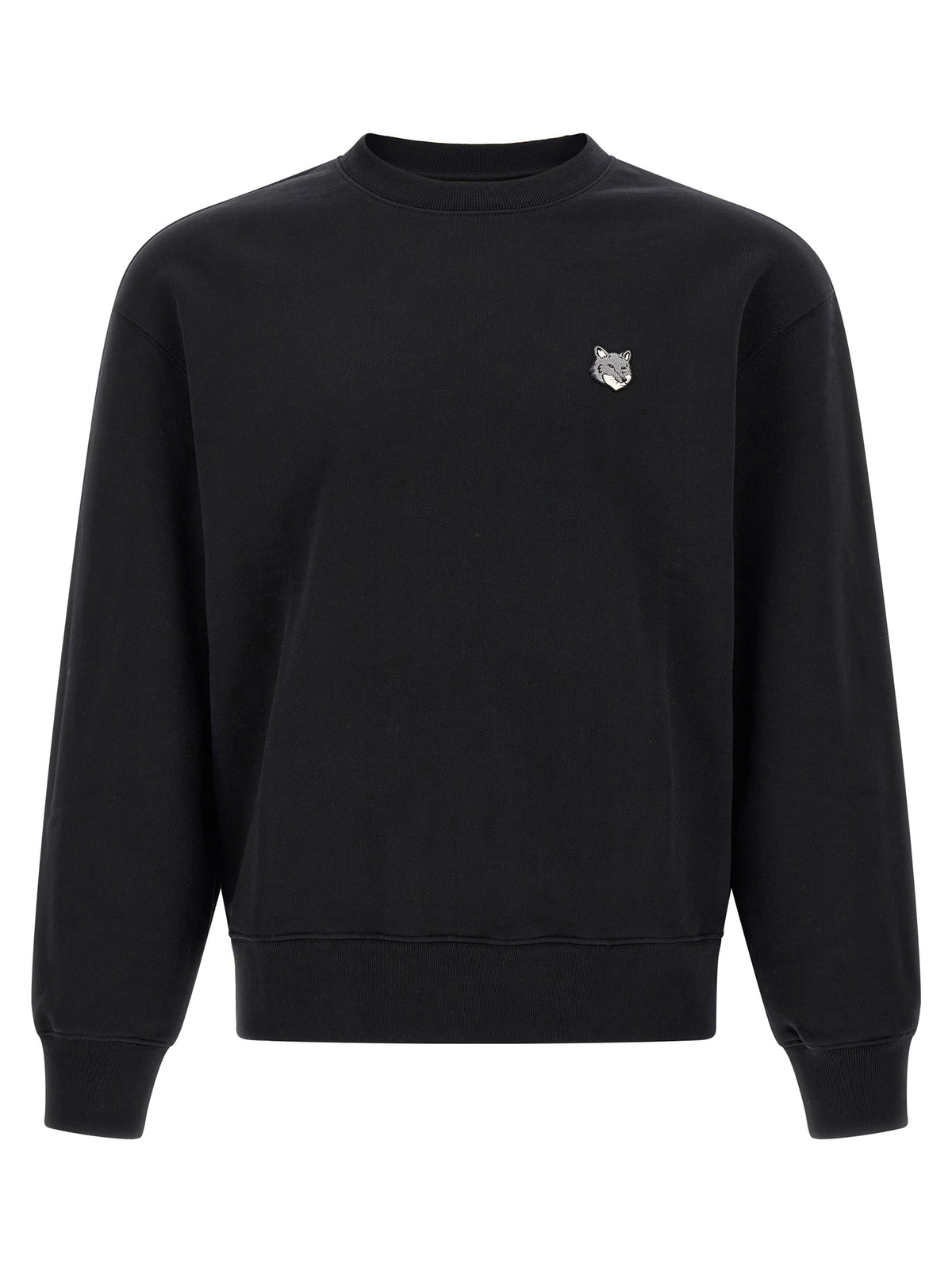 Black Cotton Sweatshirt