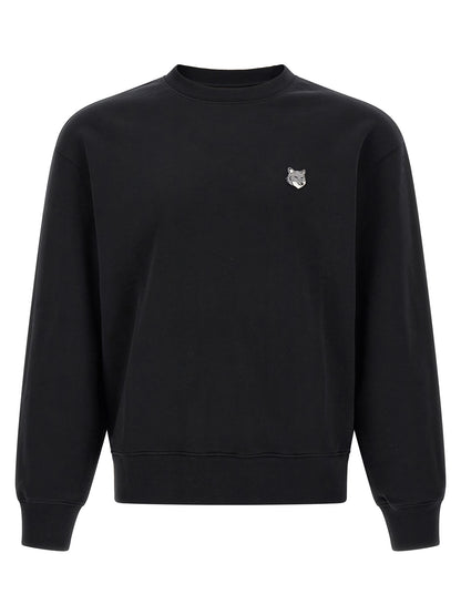 Black Cotton Sweatshirt