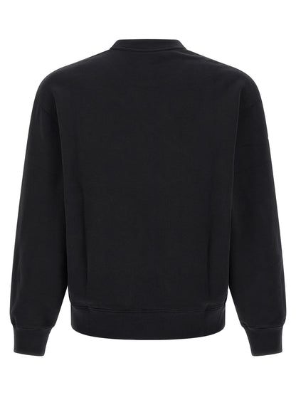 Black Cotton Sweatshirt