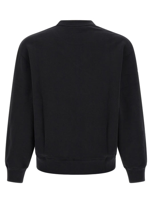 Black Cotton Sweatshirt