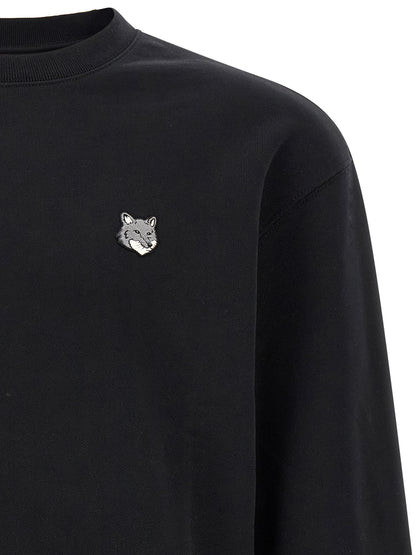 Black Cotton Sweatshirt