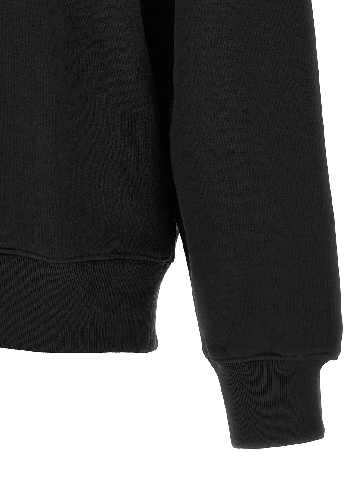 Black Cotton Sweatshirt