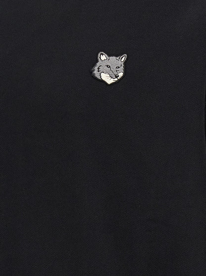 Black Cotton Sweatshirt