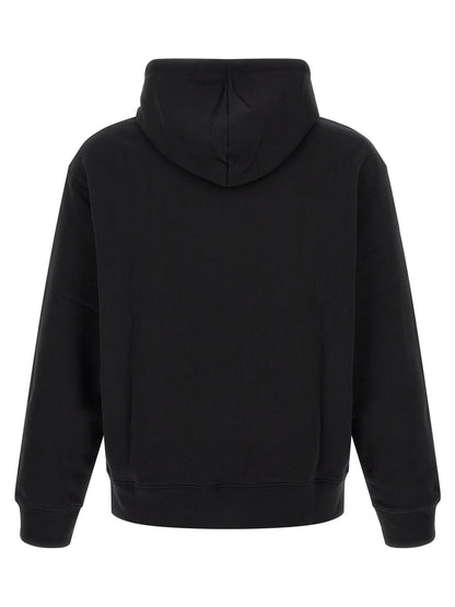 Black Cotton Sweatshirt