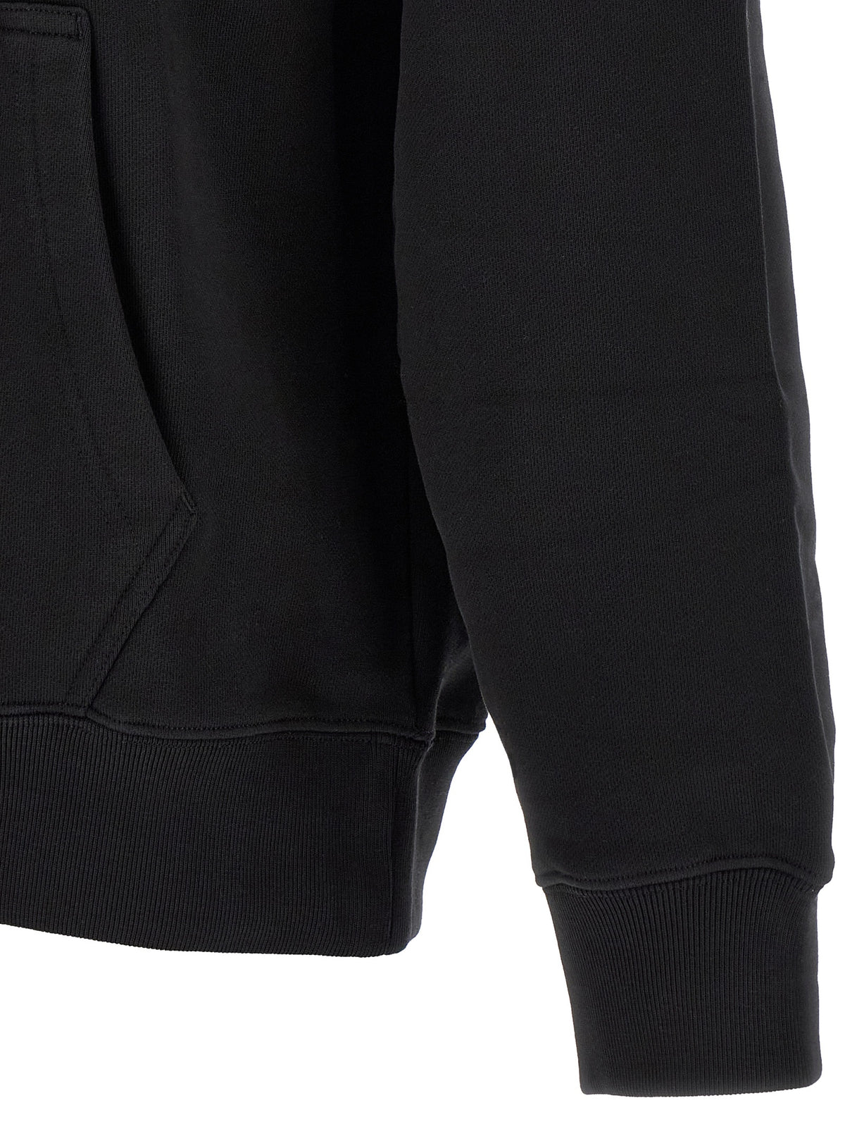 Black Cotton Sweatshirt
