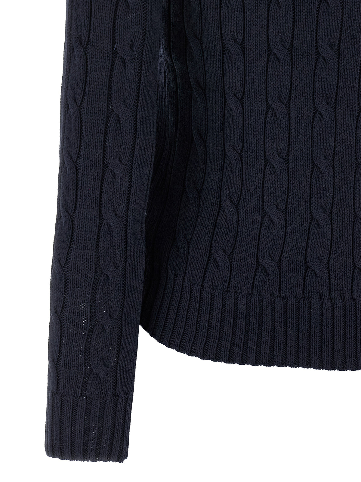 Blue Cotton Cardigan