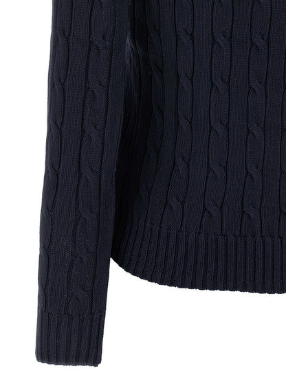 Blue Cotton Cardigan