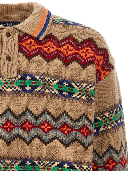 Multicolor Wool Cardigan