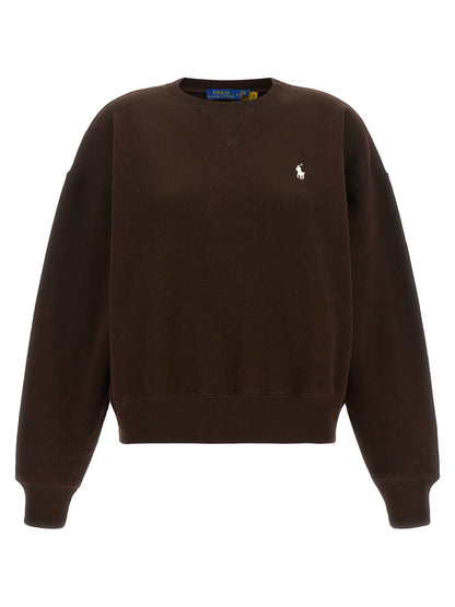 Brown Cotton Sweatshirt