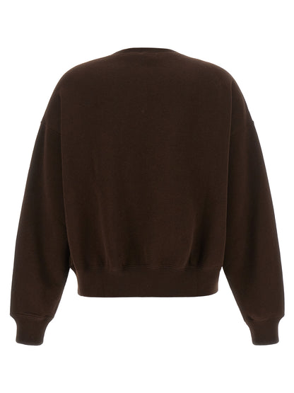 Brown Cotton Sweatshirt