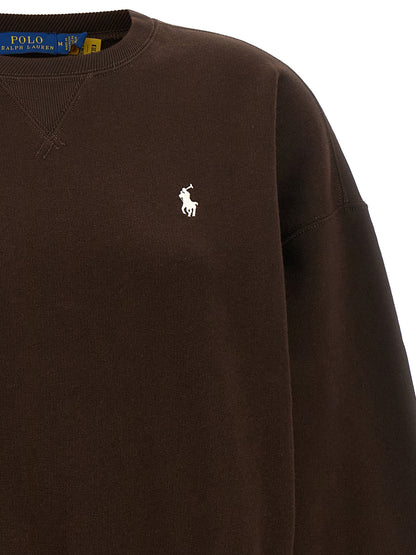 Brown Cotton Sweatshirt