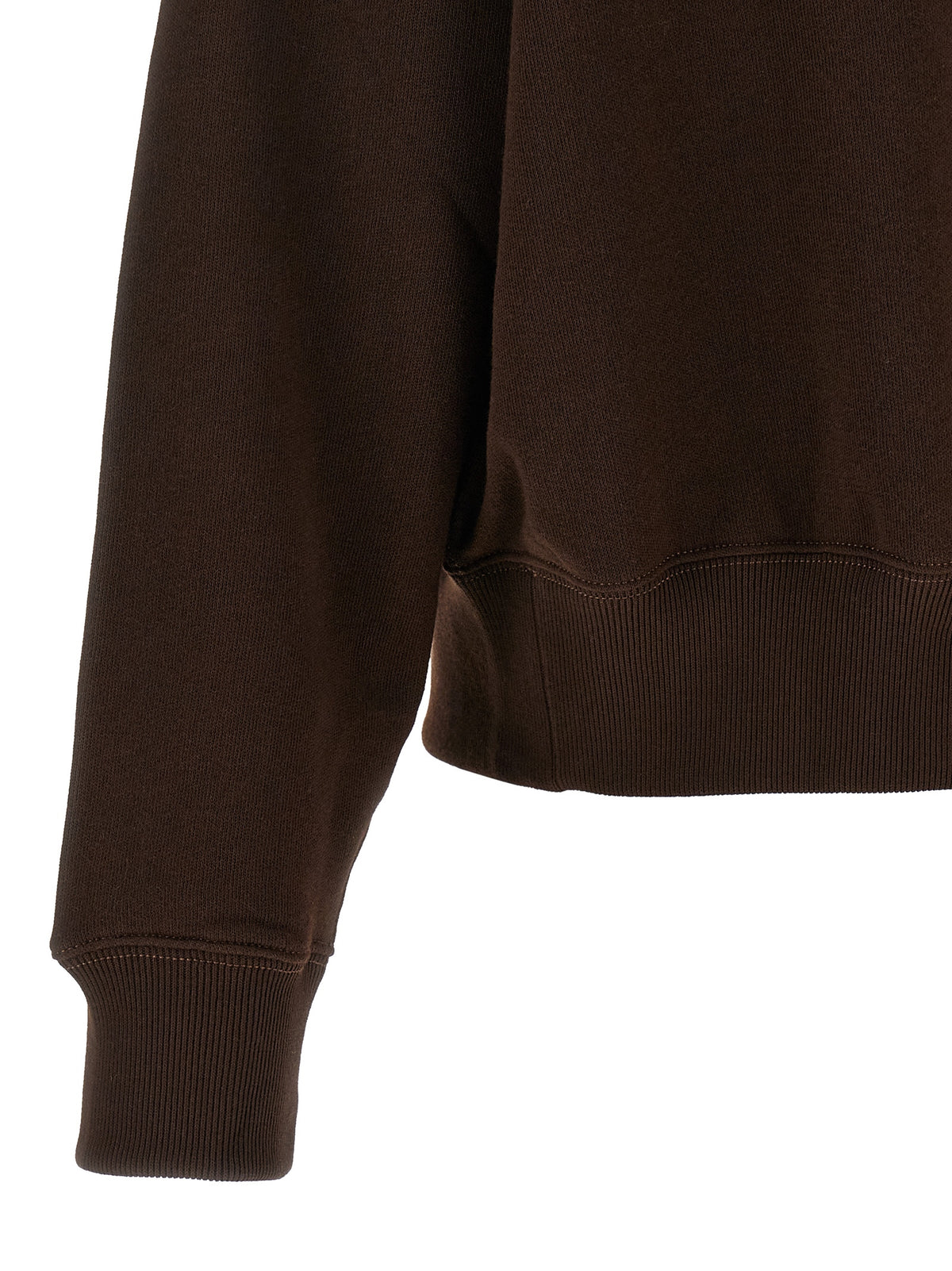 Brown Cotton Sweatshirt