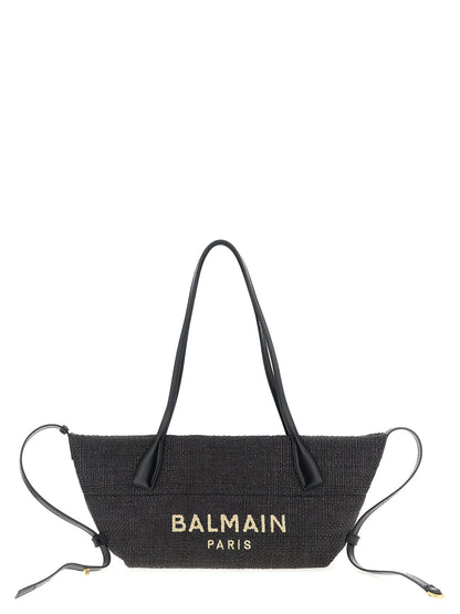Black Polyamide Tote Bag