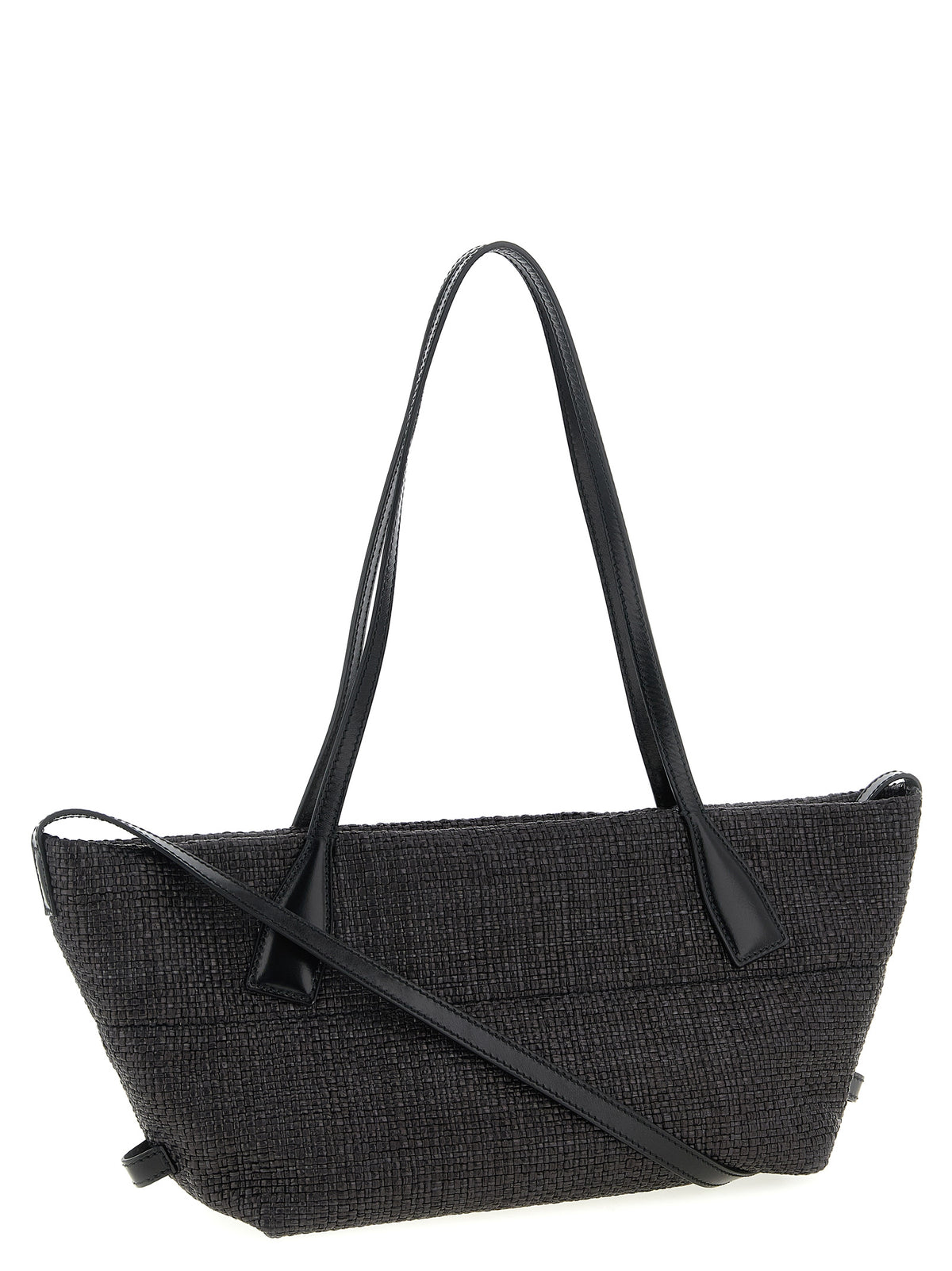 Black Polyamide Tote Bag