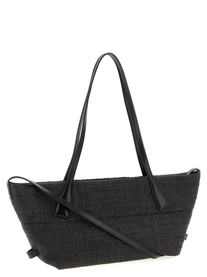 Black Polyamide Tote Bag