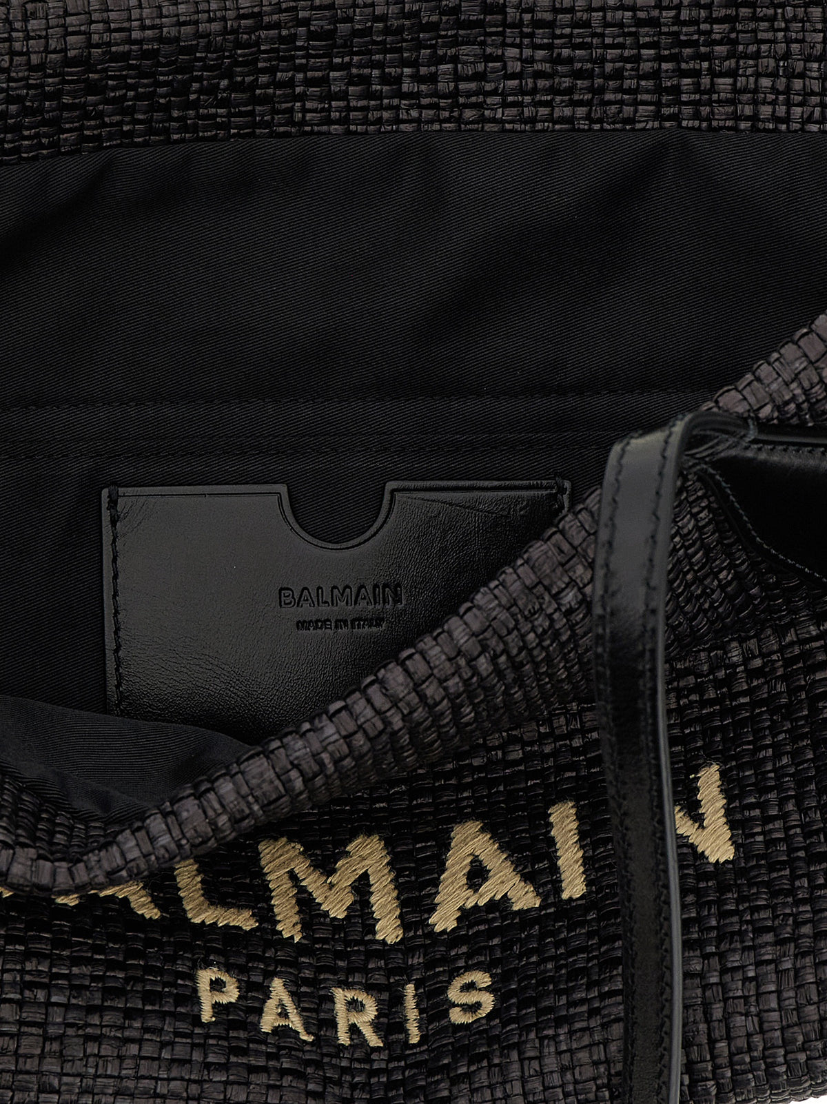 Black Polyamide Tote Bag