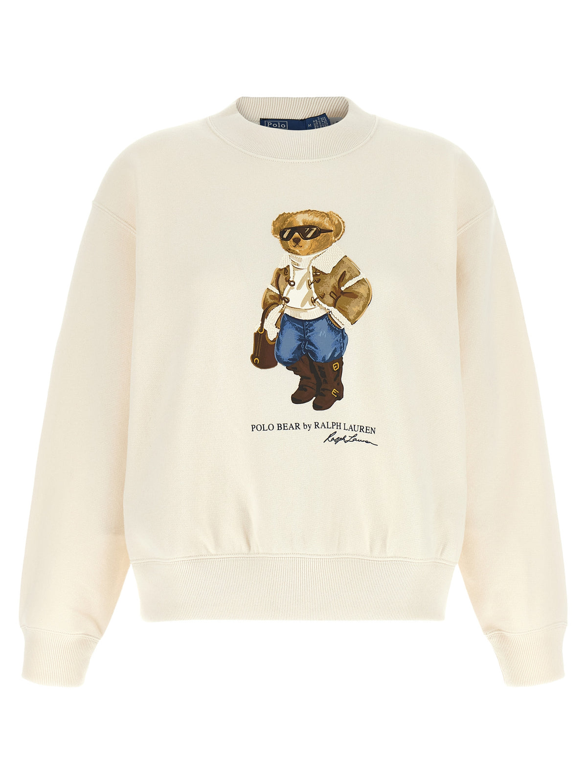 White Cotton Sweatshirt