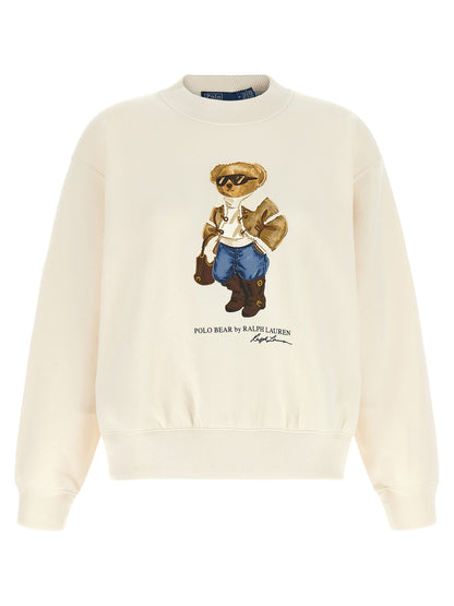 White Cotton Sweatshirt