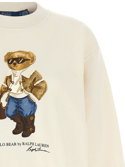 White Cotton Sweatshirt