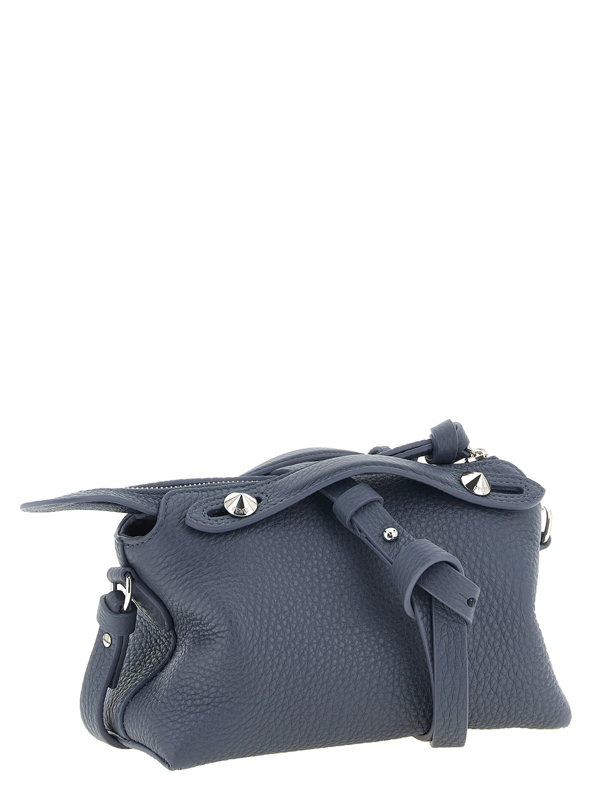 Blue Calfskin Clutch Bag