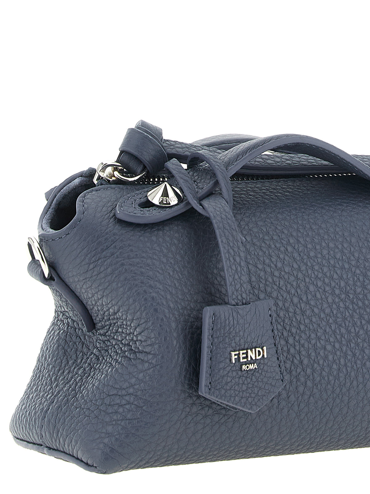 Blue Calfskin Clutch Bag