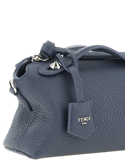 Blue Calfskin Clutch Bag