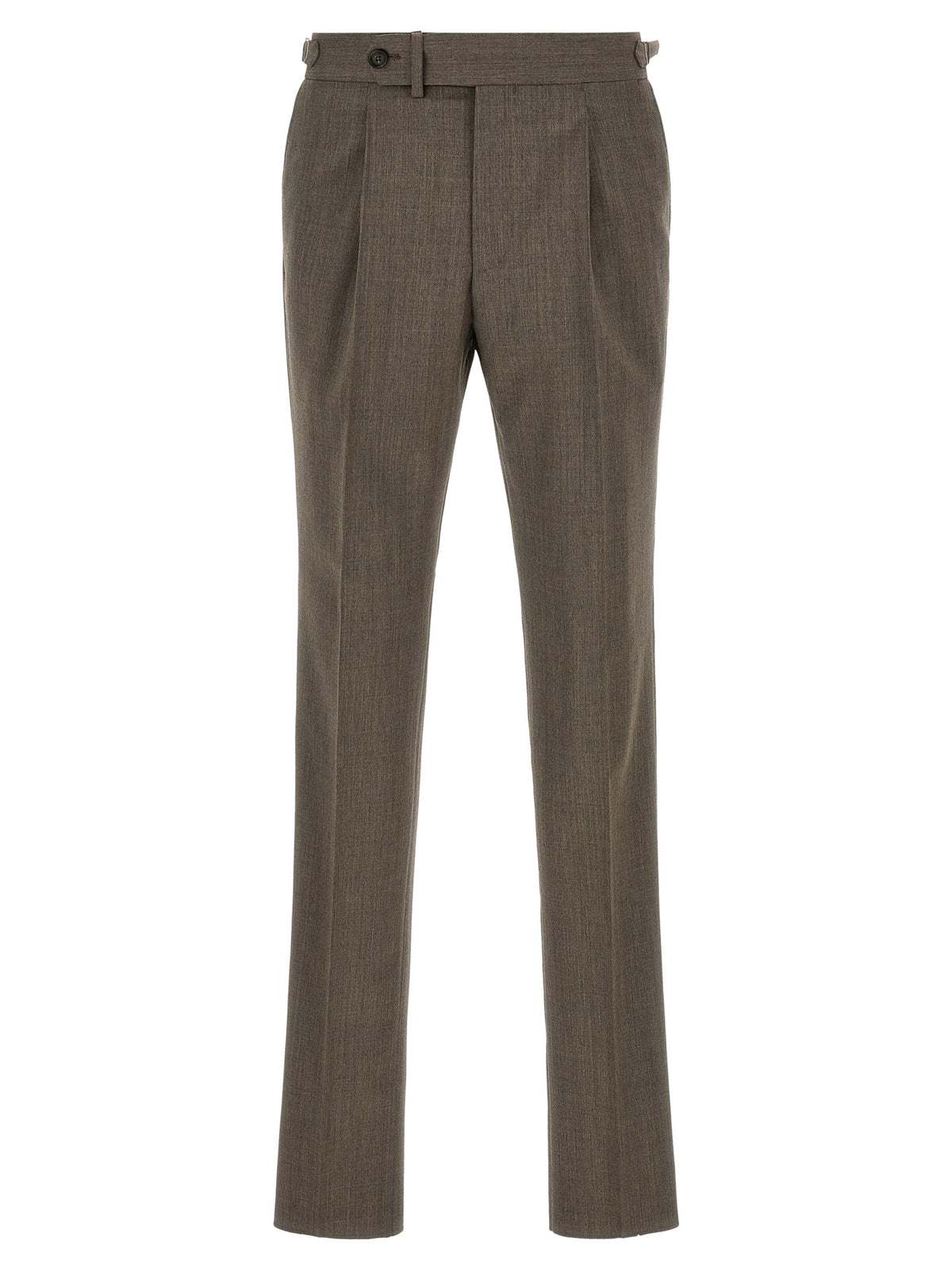 Brown Wool Dress Pants