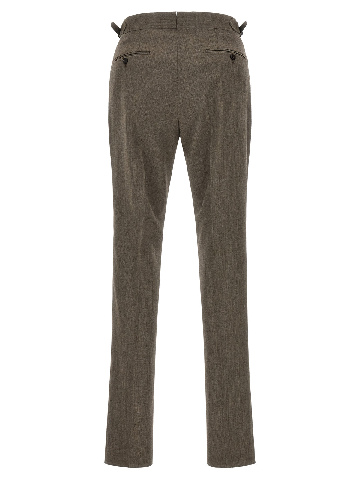 Brown Wool Dress Pants