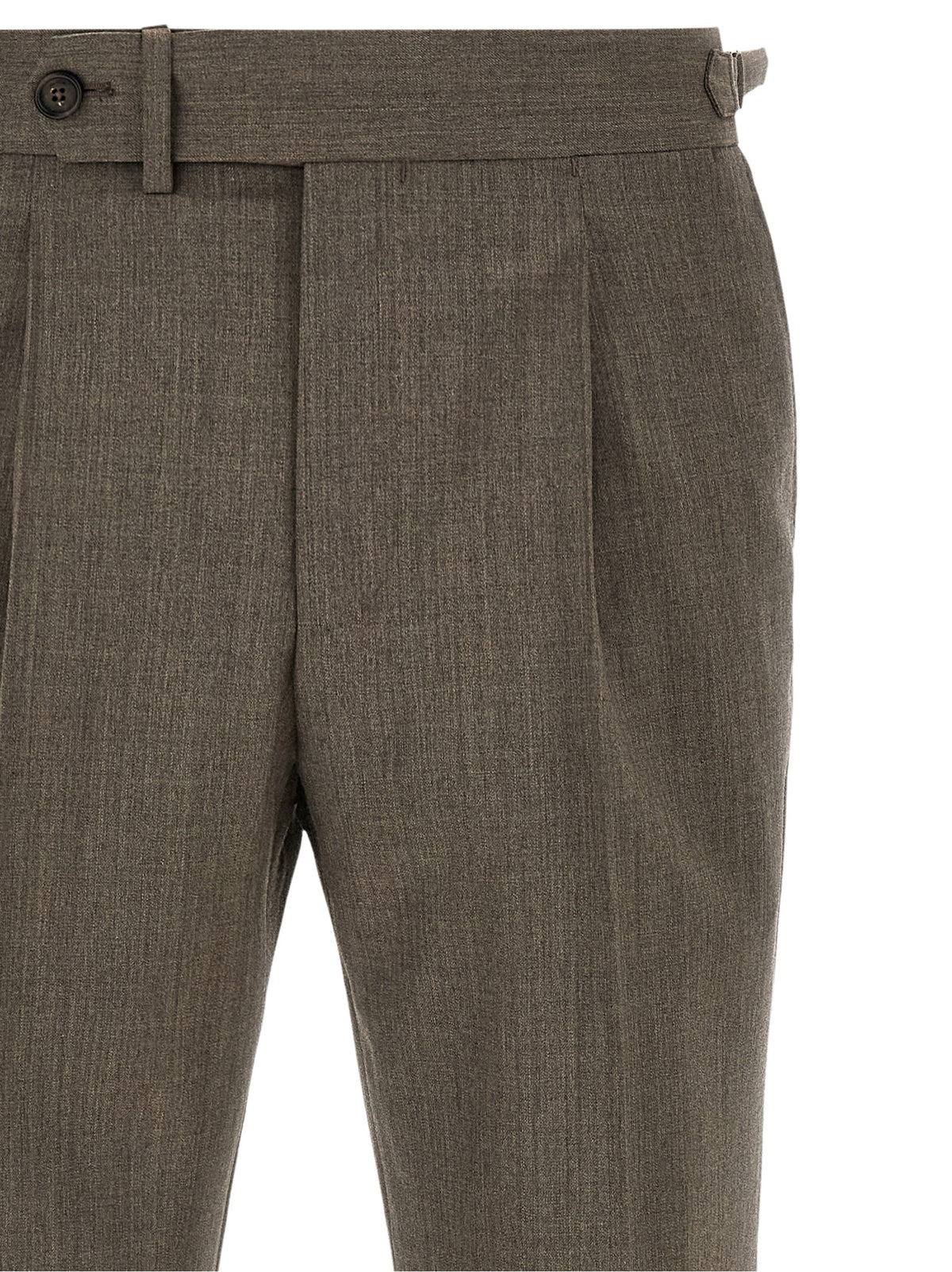 Brown Wool Dress Pants
