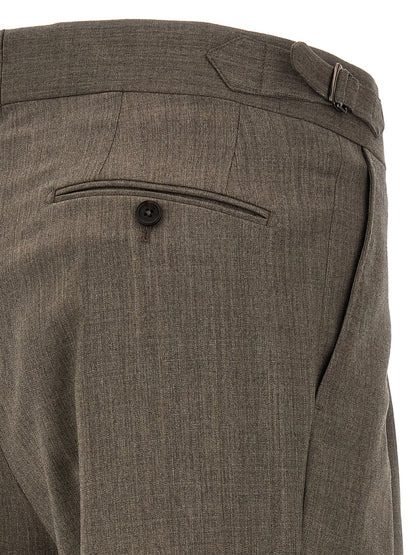 Brown Wool Dress Pants