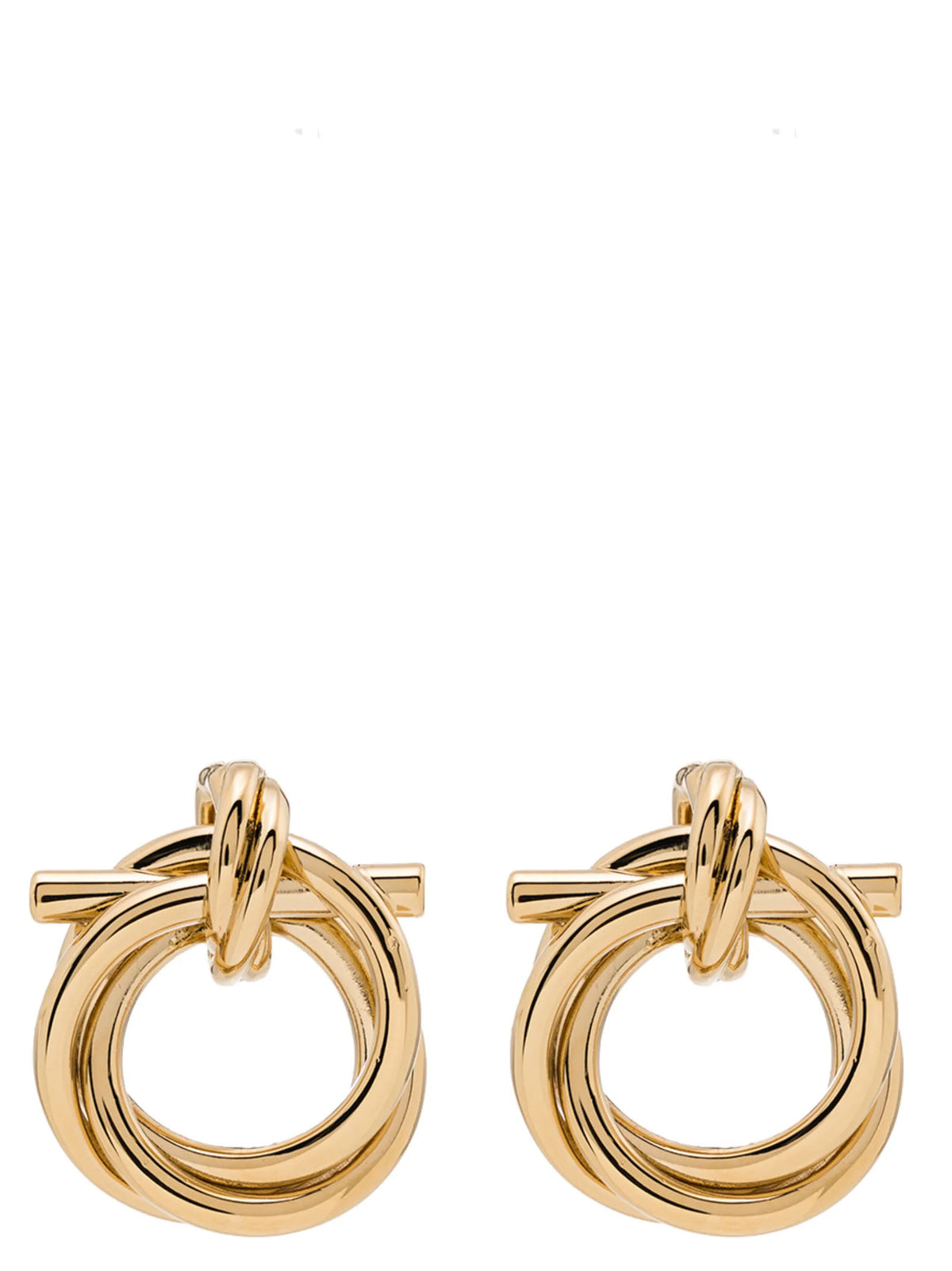 Gold Brass Earrings