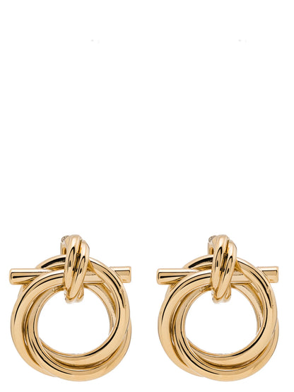 Gold Brass Earrings
