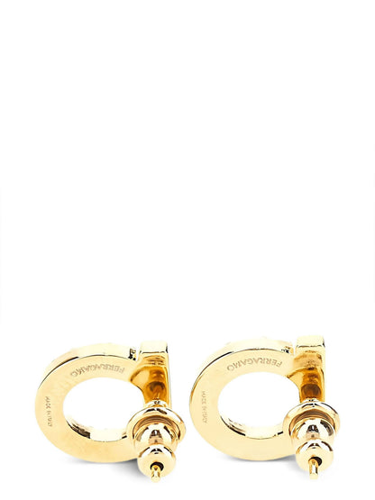 Gold Brass Earrings