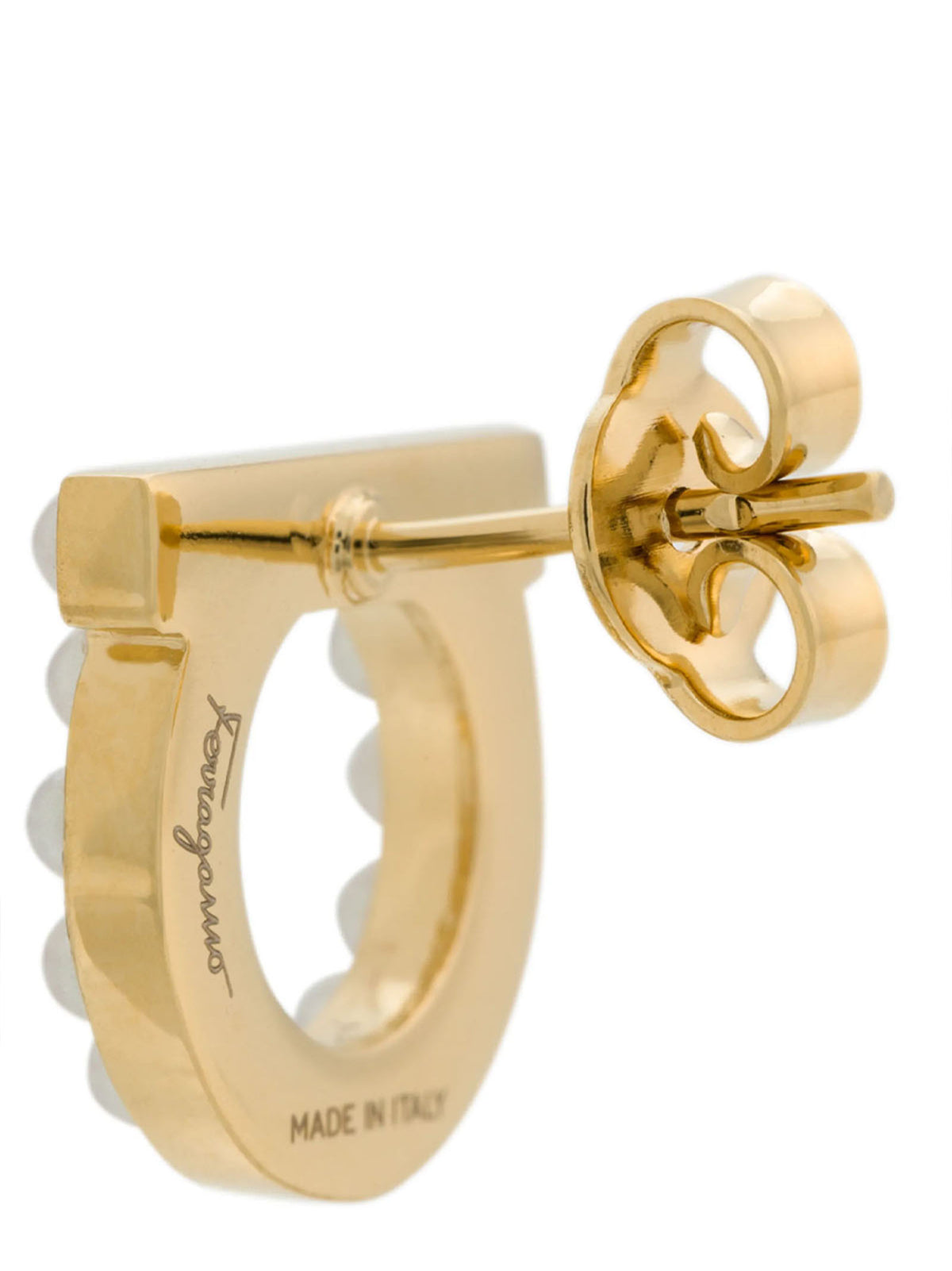 Gold Brass Earrings