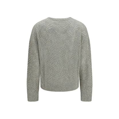 Gray Linen Sweatshirt