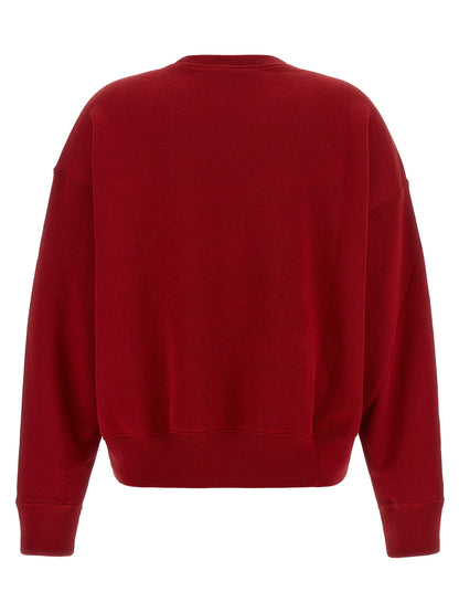 Red Cotton Sweatshirt