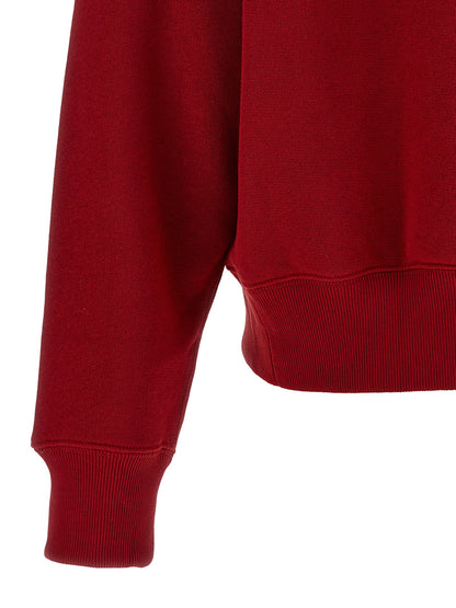 Red Cotton Sweatshirt